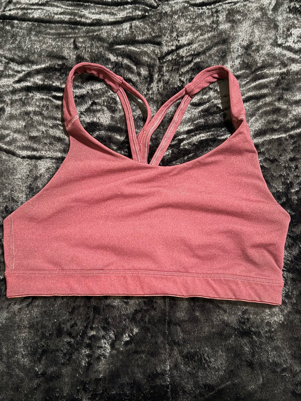 Old Navy Rose Mauve Strappy Sports Bra